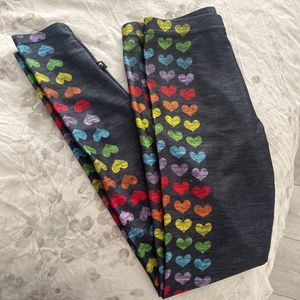 Terez leggings with hearts